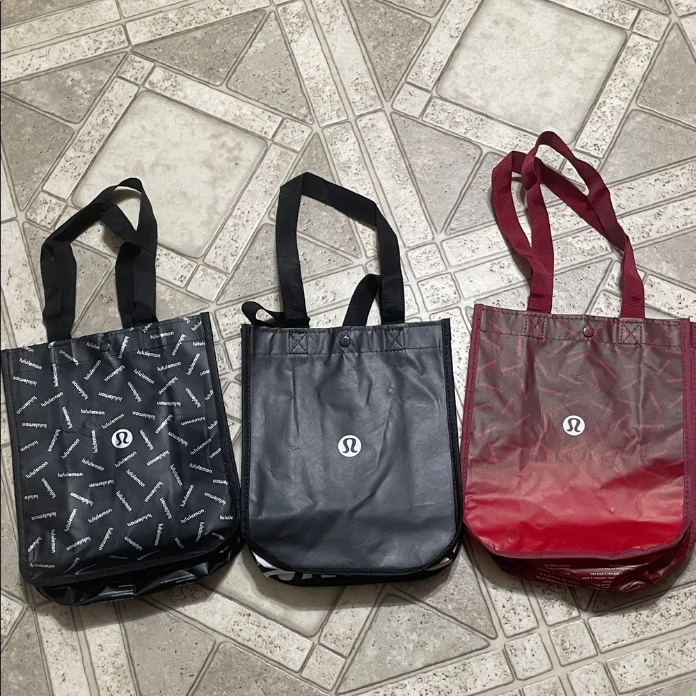 Lululemon Tote Bags Set of Three